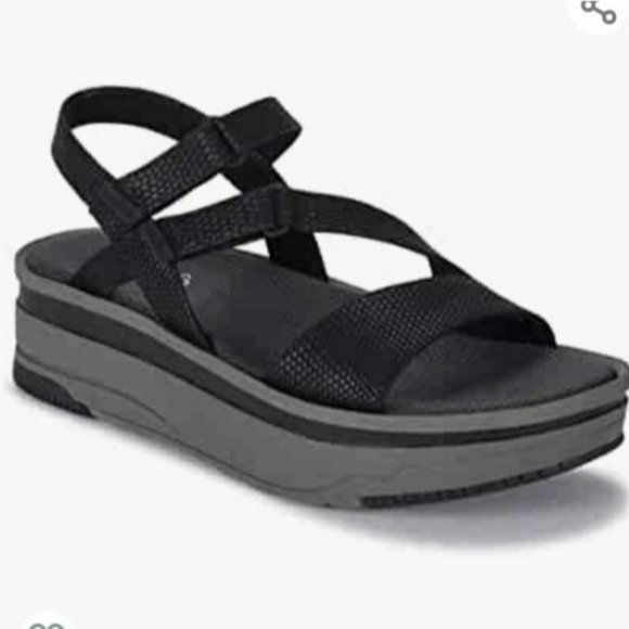 BareTraps Shoes - BareTraps Black Malyka Casual Sandals -8.5